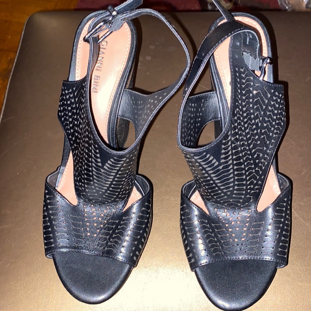 Brand new Gianni Bini leather wedges.  No box.